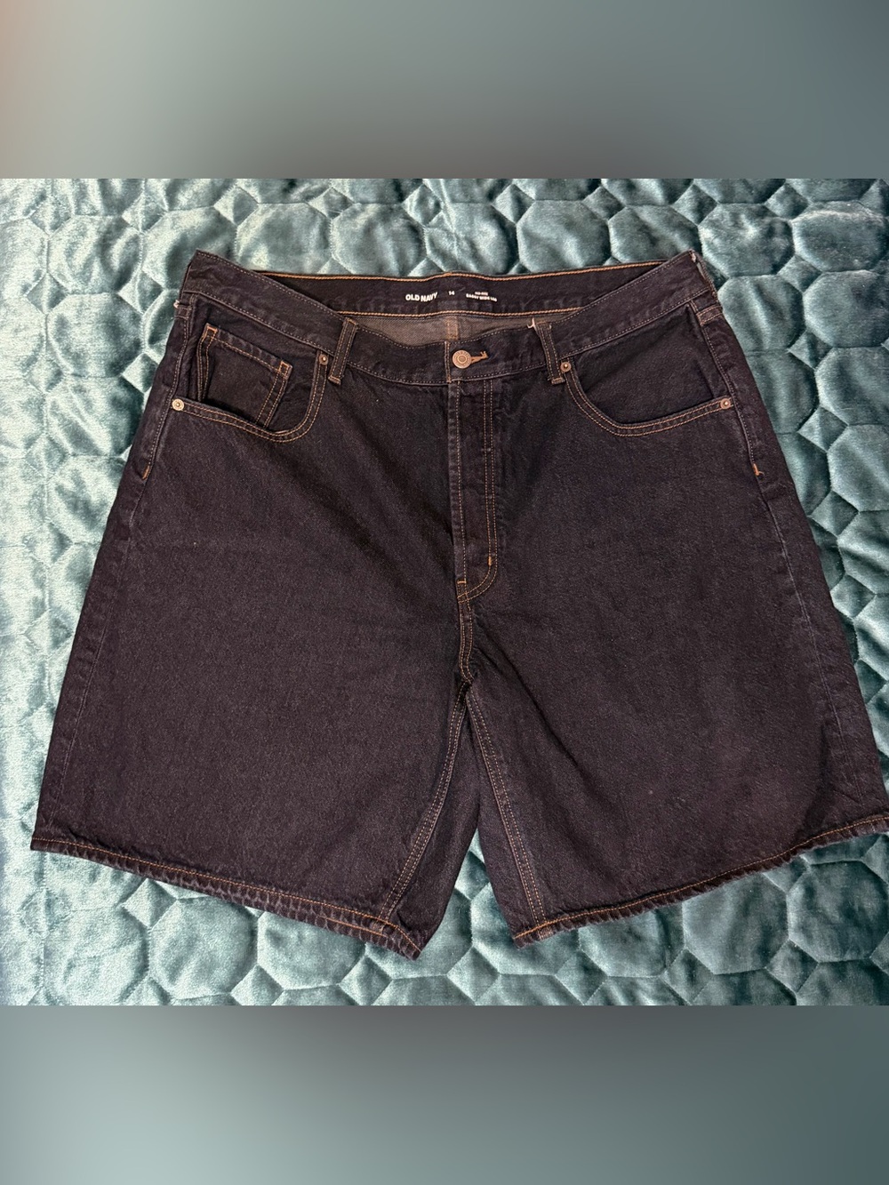 Old Navy Mid-Rise Baggy Wide Leg
Jean Shorts (9-inch Inseam)